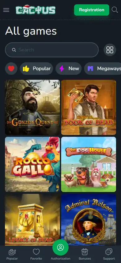 Cactus Casino screenshot 5