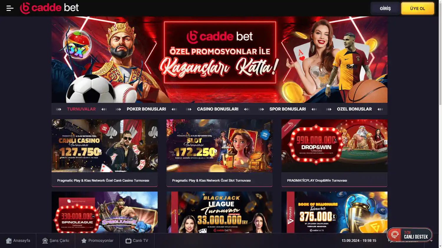 CaddeBet Casino screenshot 3