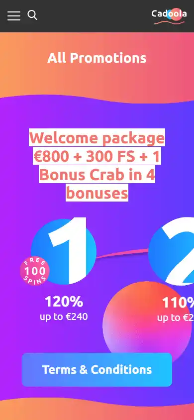 Cadoola Casino screenshot 4