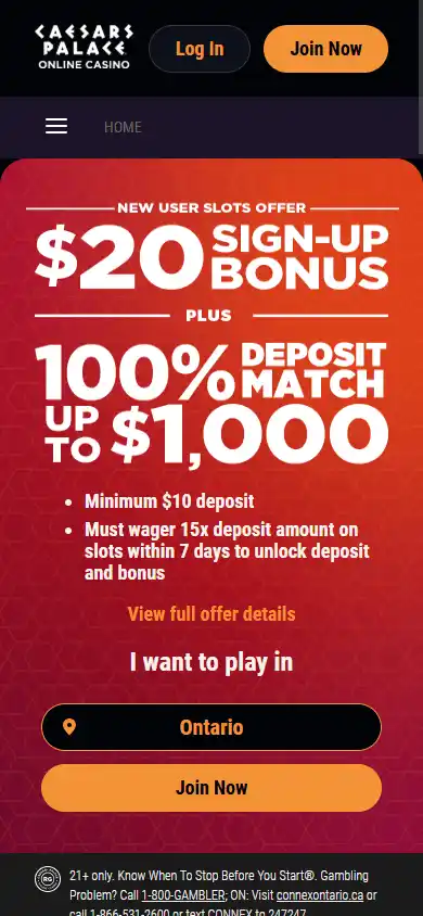 Caesars Palace Online Casino screenshot 4