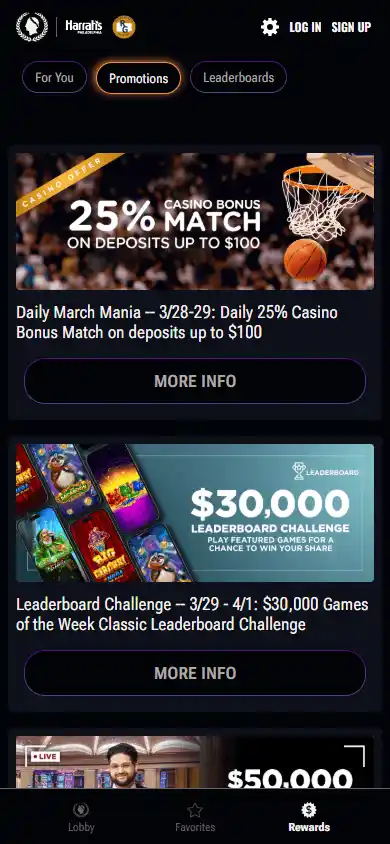 Caesars Palace Online Casino screenshot 6