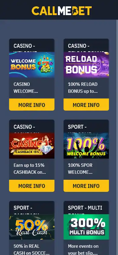 Callmebet Casino screenshot 4