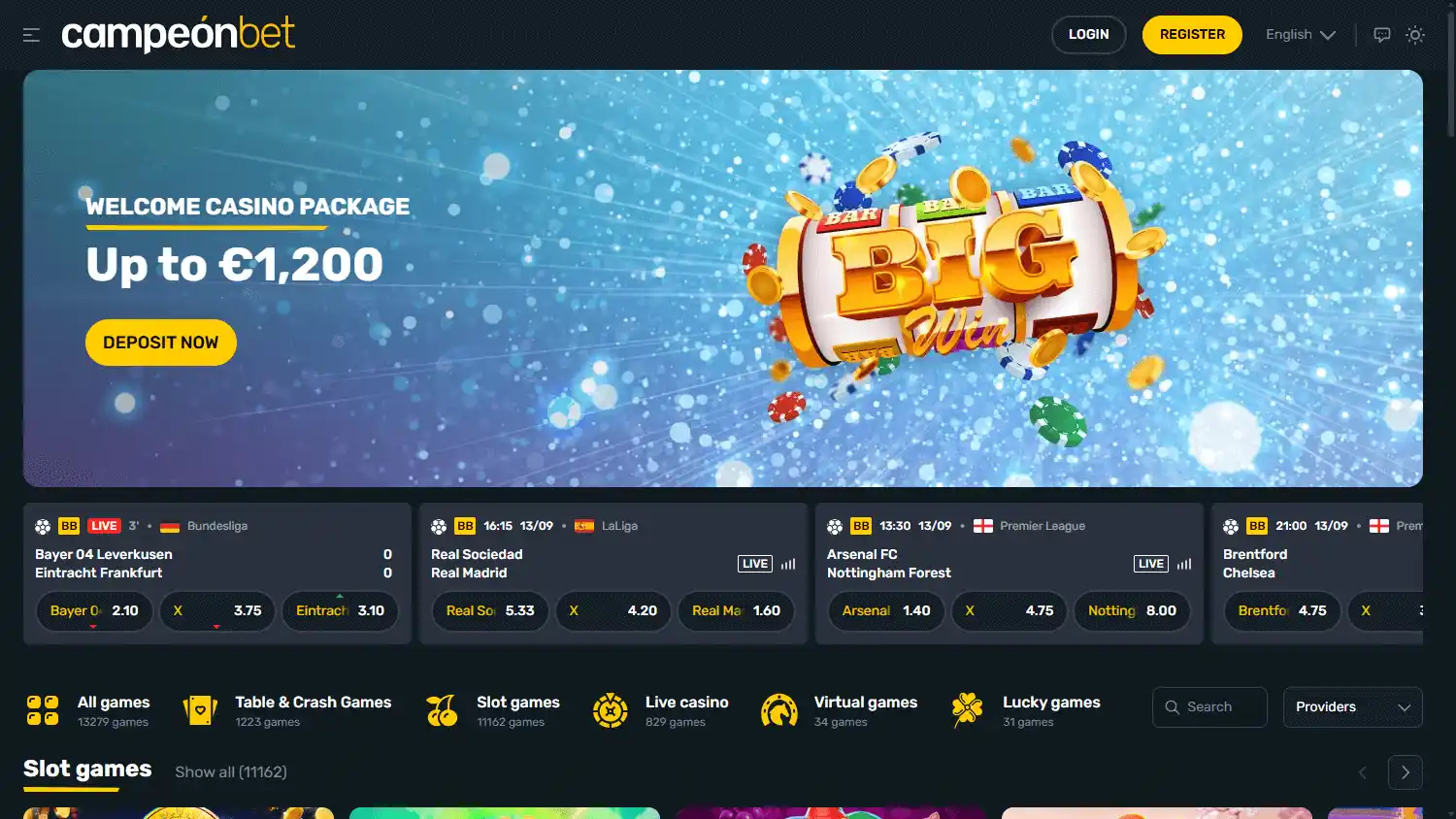 Campeonbet Casino screenshot 1