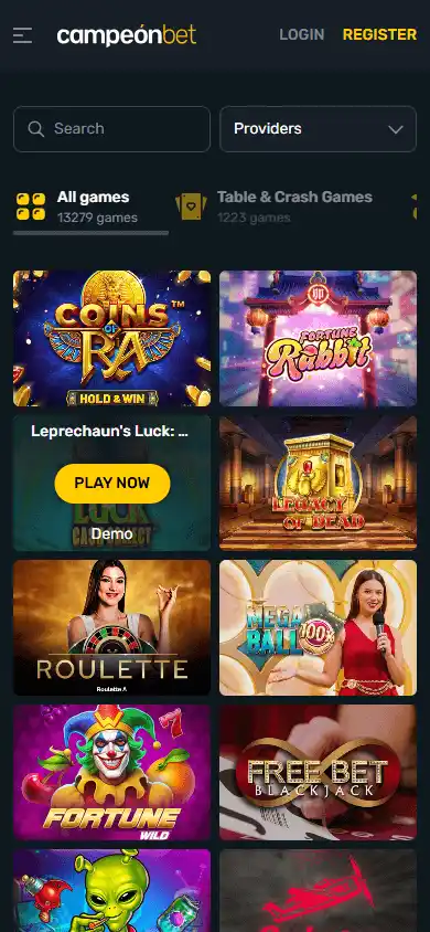 Campeonbet Casino screenshot 5