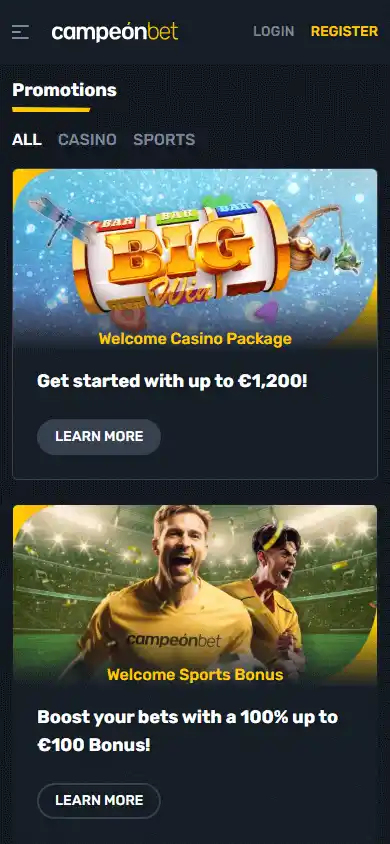 Campeonbet Casino screenshot 6
