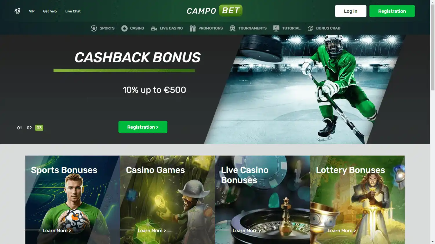 CampoBet Casino SE screenshot 2