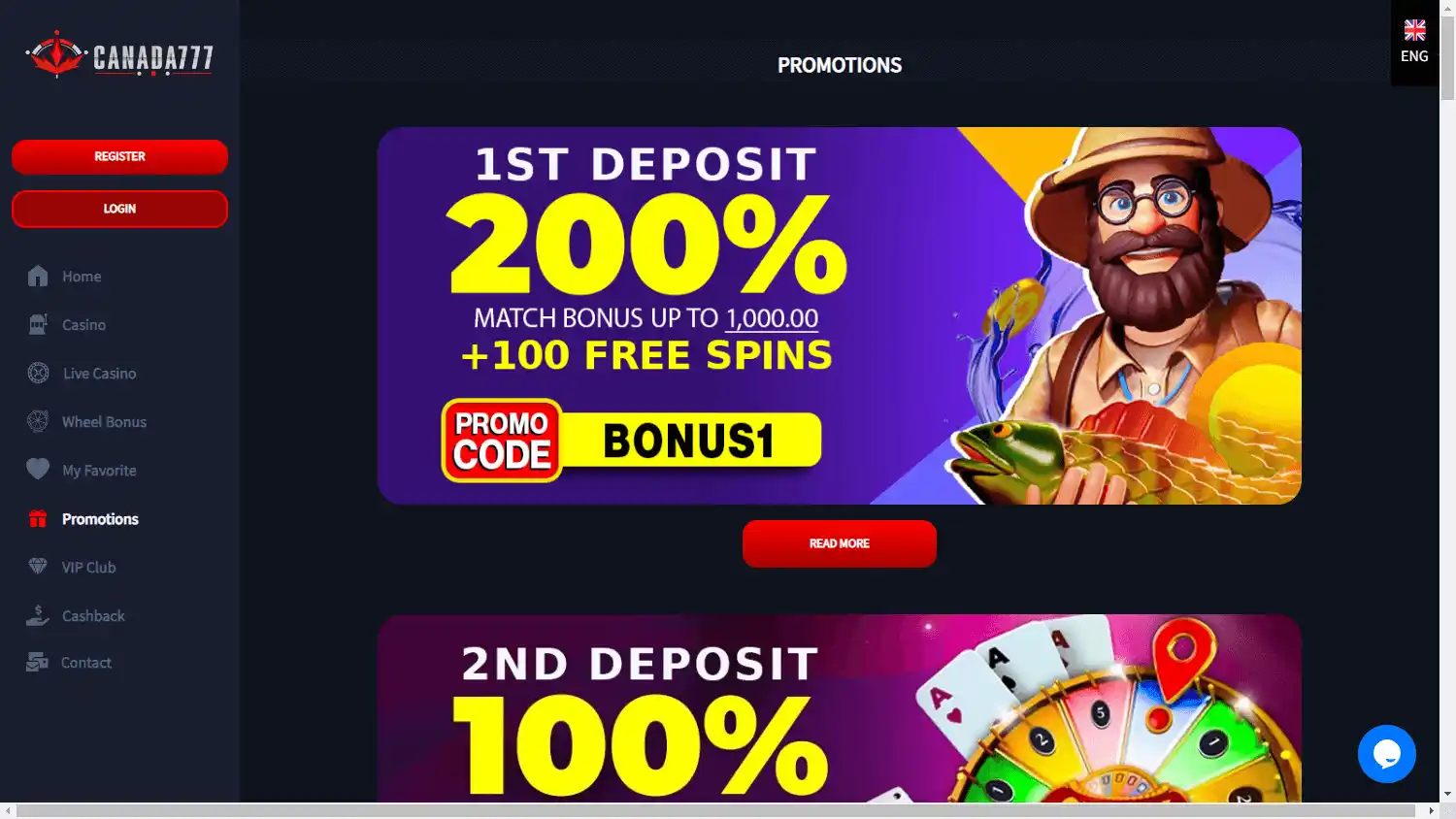 Canada777 Casino screenshot 3