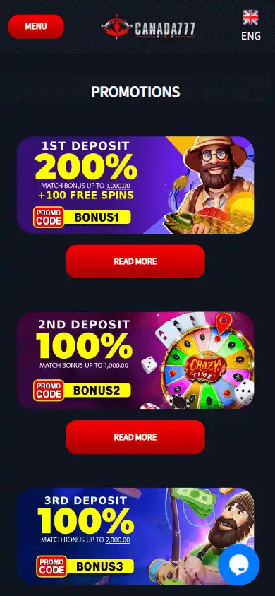 Canada777 Casino screenshot 6