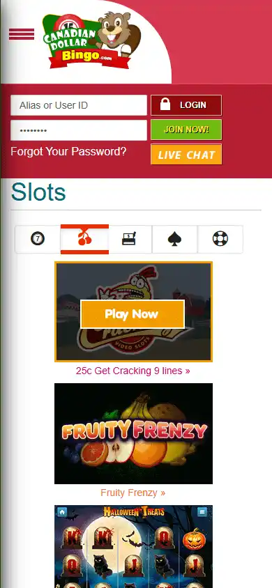 Canadian Dollar Bingo Casino screenshot 6