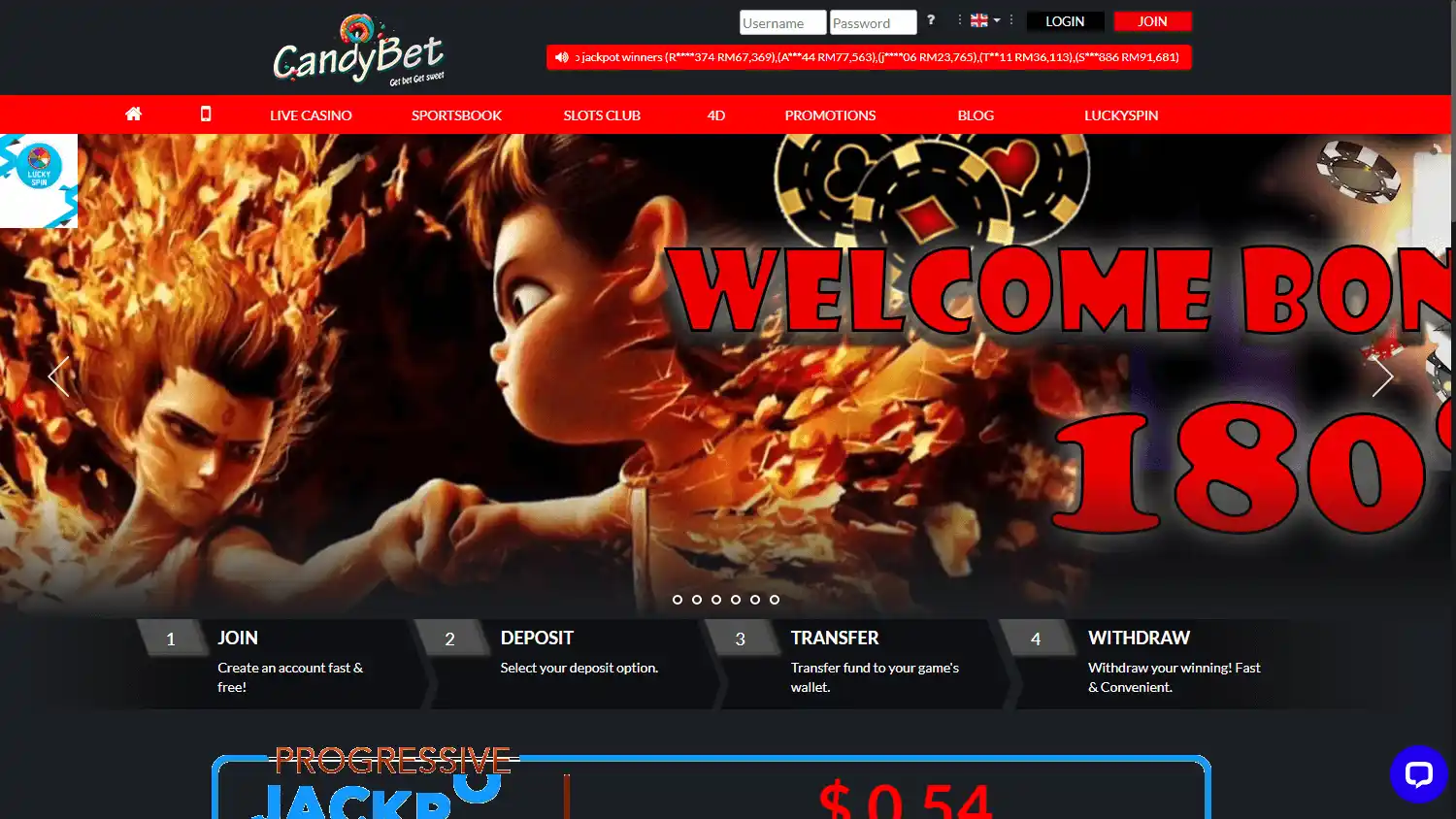 CandyBet Casino screenshot 1