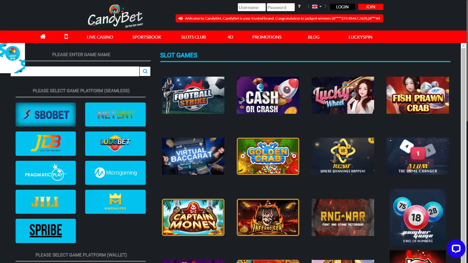 CandyBet Casino screenshot 2