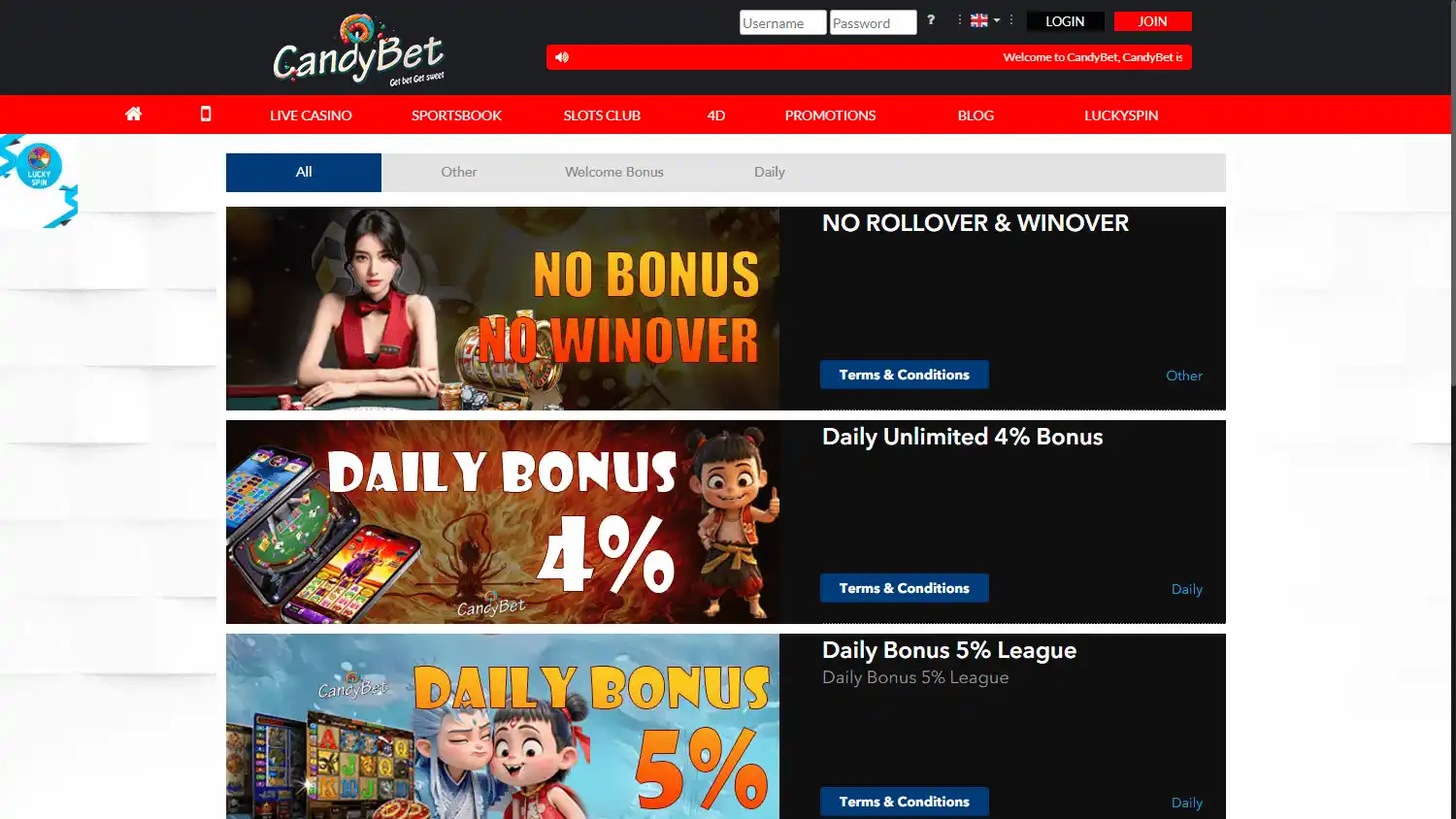 CandyBet Casino screenshot 3