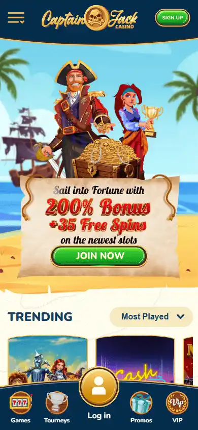 Captain Jack Casino screenshot 4