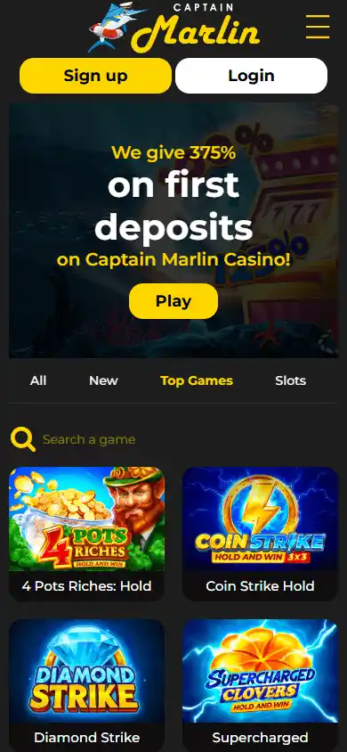 Captain Marlin Casino screenshot 4
