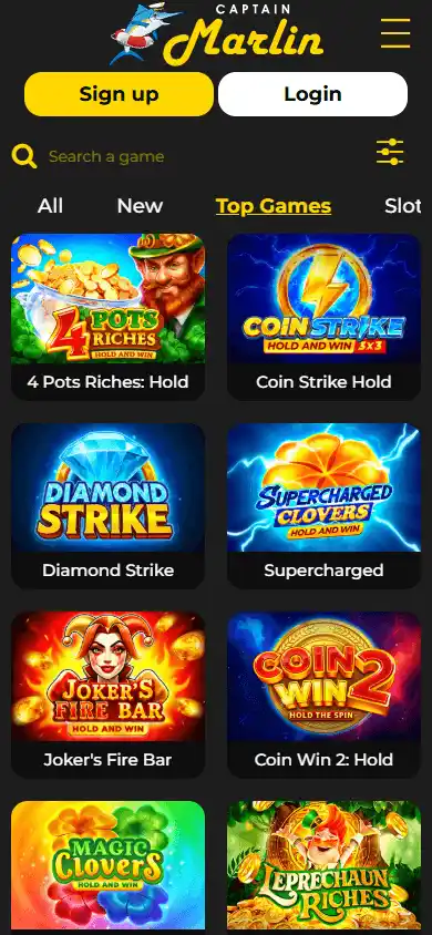 Captain Marlin Casino screenshot 5