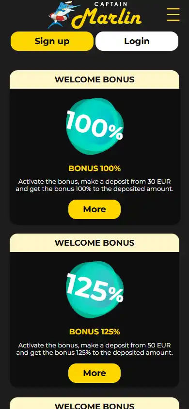 Captain Marlin Casino screenshot 6