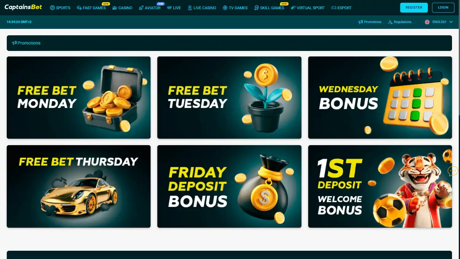 Captainsbet Casino screenshot 3