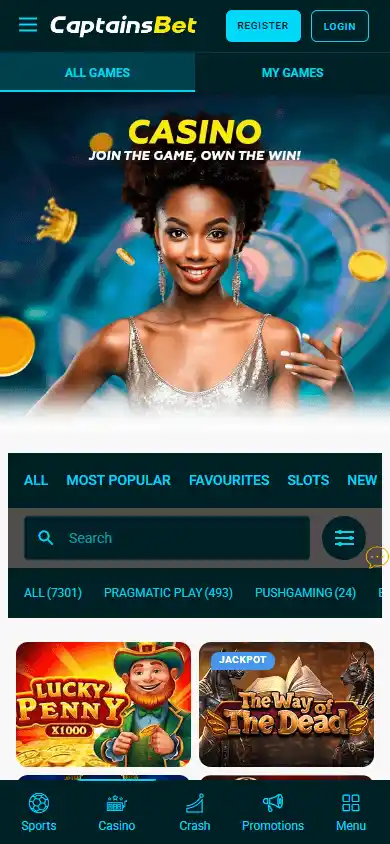 Captainsbet Casino screenshot 5