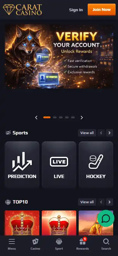 Carat Casino screenshot 4