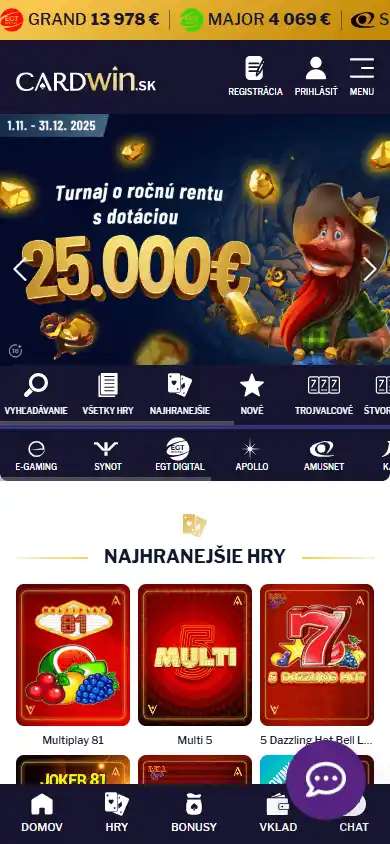 Cardwin Casino screenshot 3