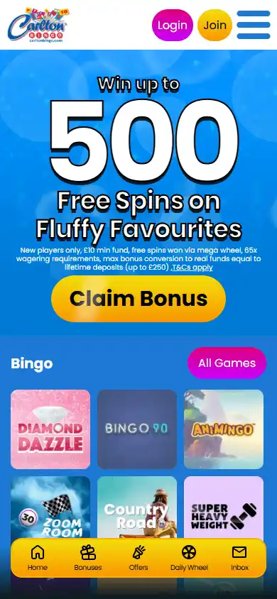 Carlton Bingo Casino screenshot 4