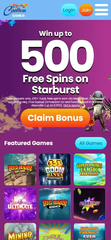 Carlton Games Casino screenshot 3
