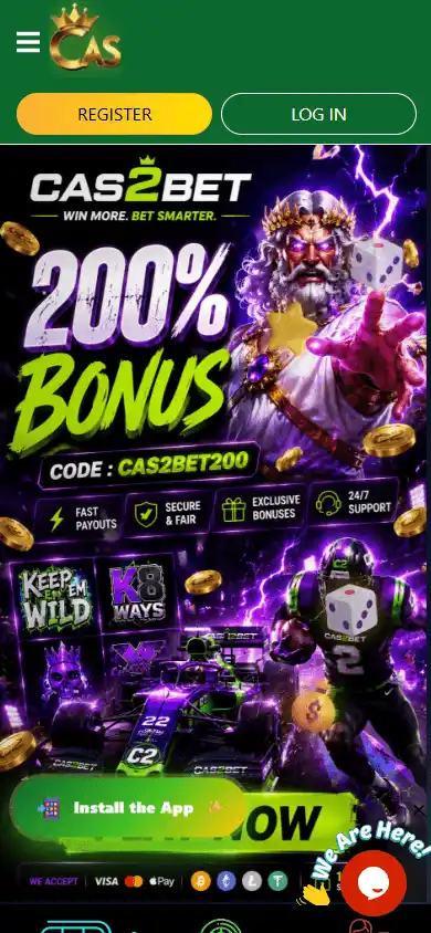 Cas2Bet Casino screenshot 2