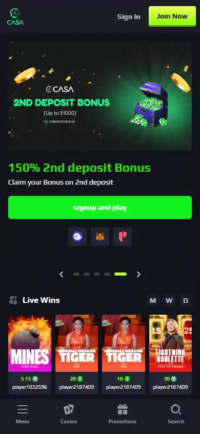 Casa Casino screenshot 3
