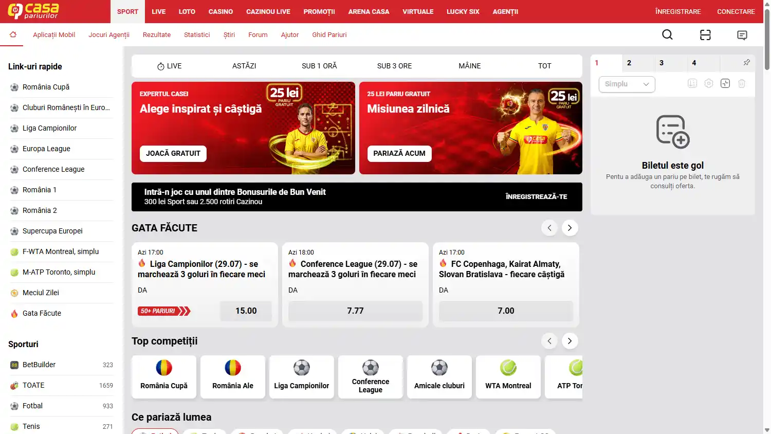Casa Pariurilor Casino screenshot 1