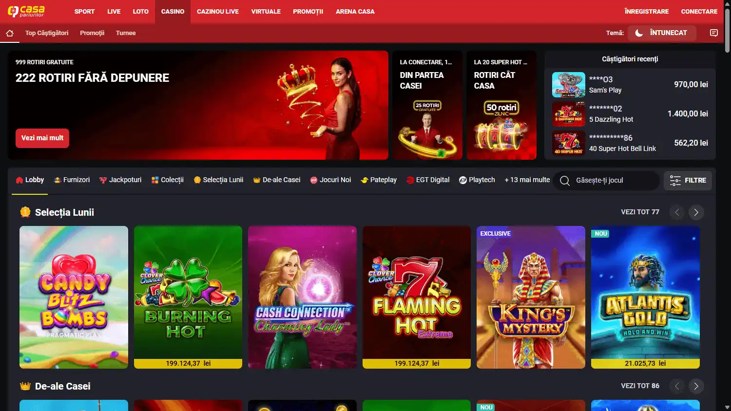 Casa Pariurilor Casino screenshot 2