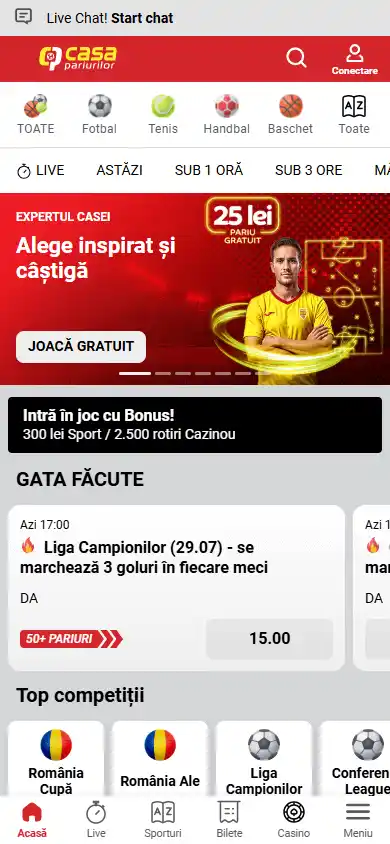 Casa Pariurilor Casino screenshot 4