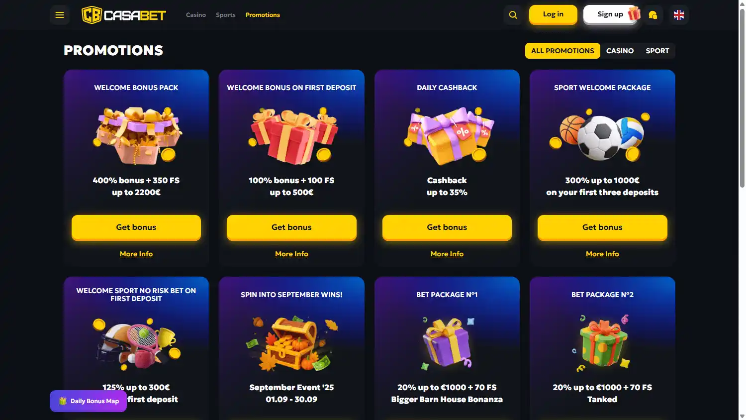 Casabet.io Casino screenshot 3