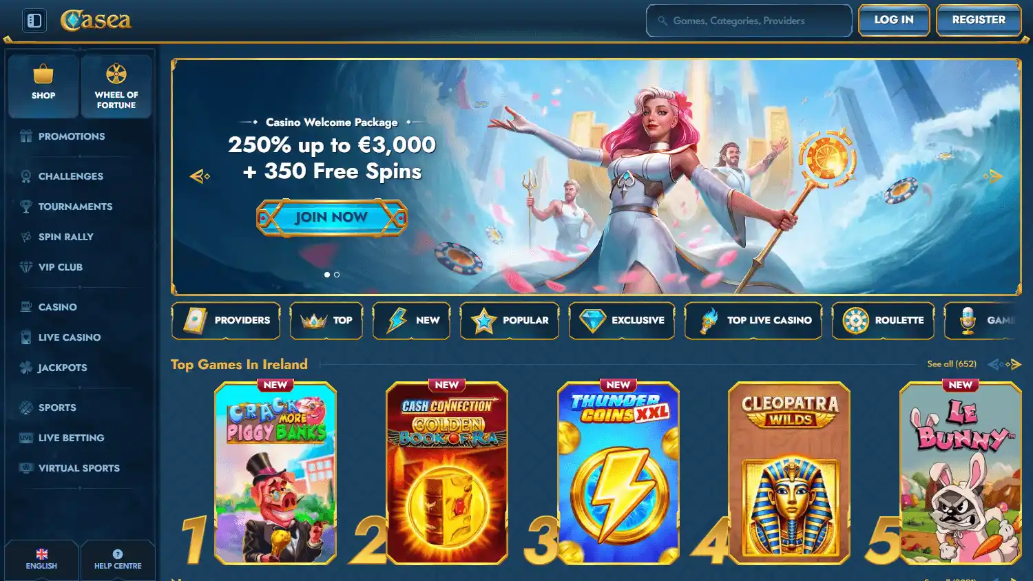 Casea Casino screenshot 1