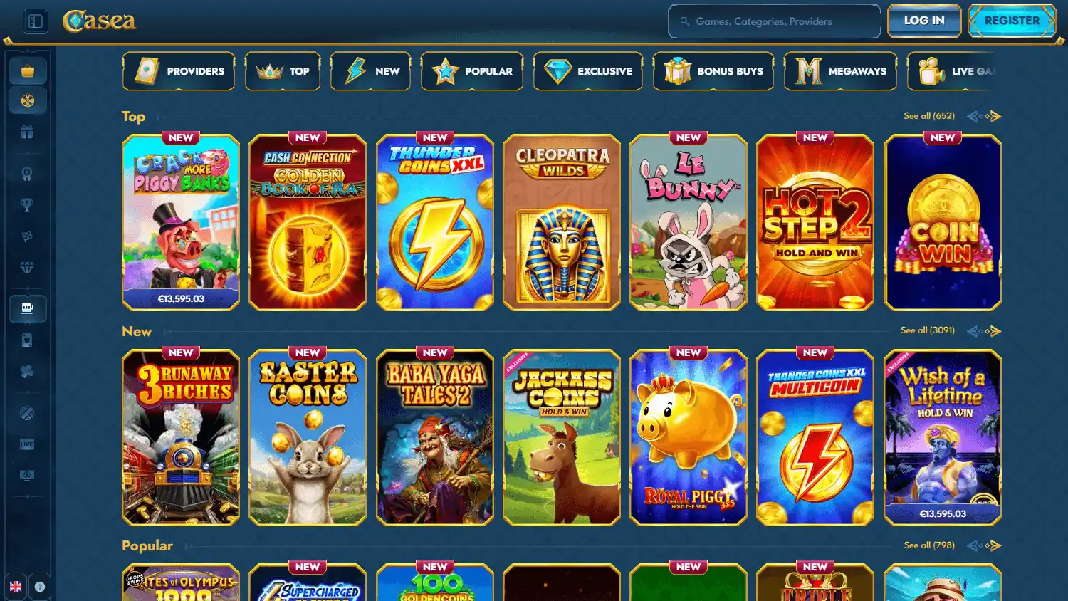 Casea Casino screenshot 2