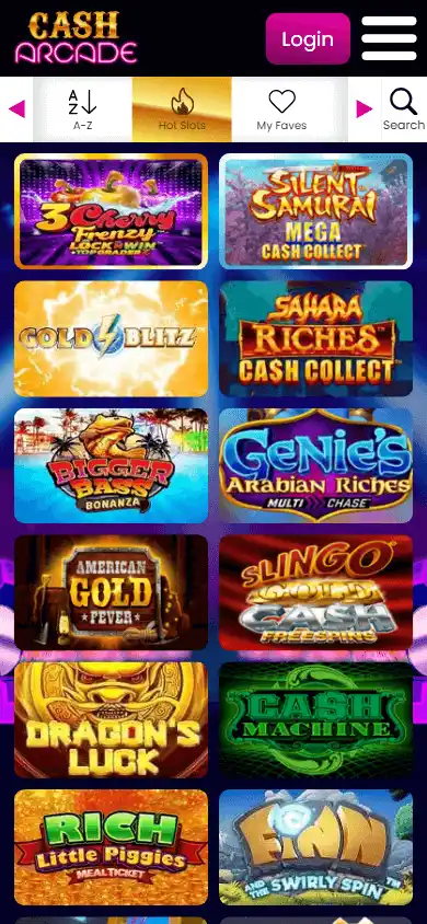 Cash Arcade Casino IE screenshot 5