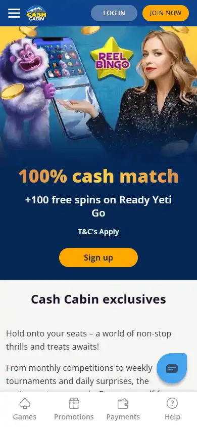 Cash Cabin Casino screenshot 6
