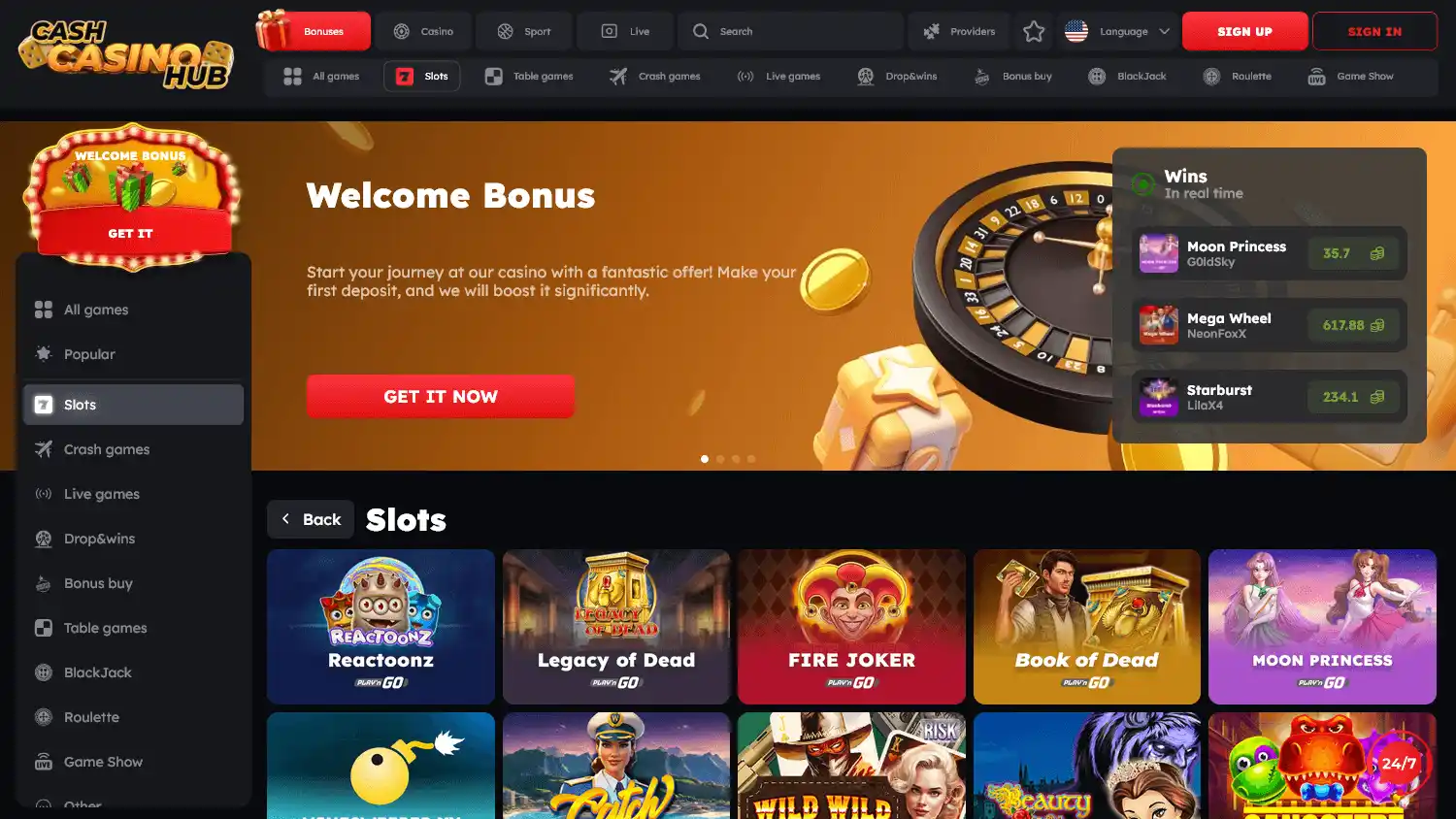 Cash Casino Hub screenshot 2