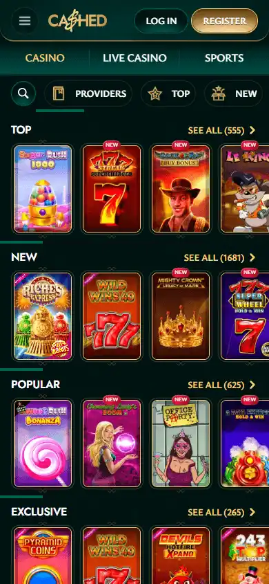 Cashed Casino screenshot 5