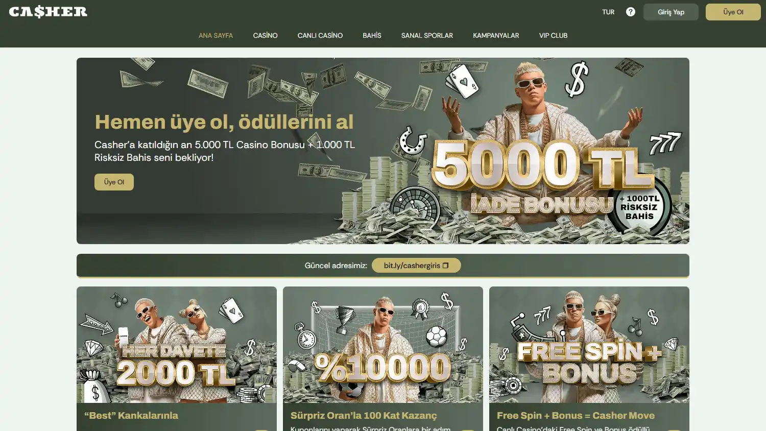 Casher Casino screenshot 1