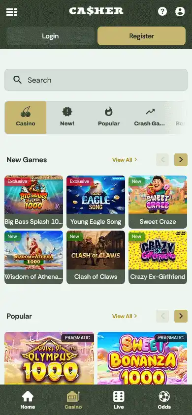 Casher Casino screenshot 4