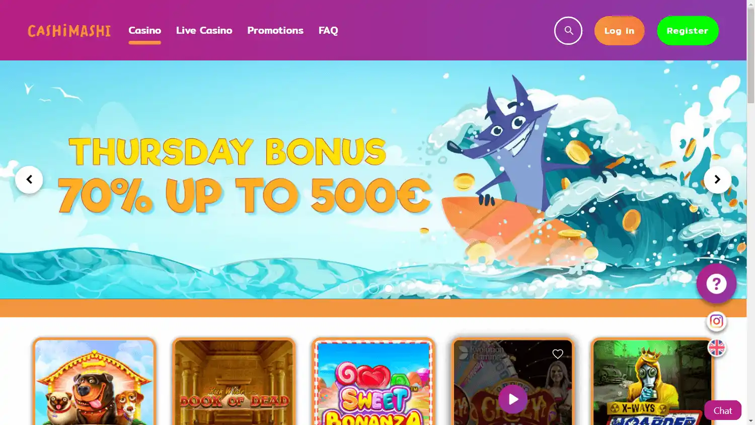 CashiMashi Casino screenshot 1