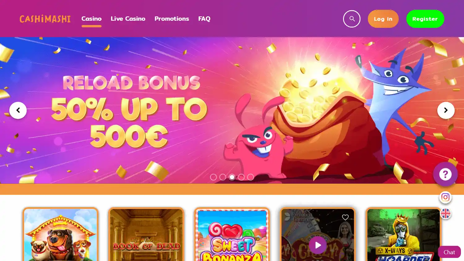 CashiMashi Casino screenshot 2