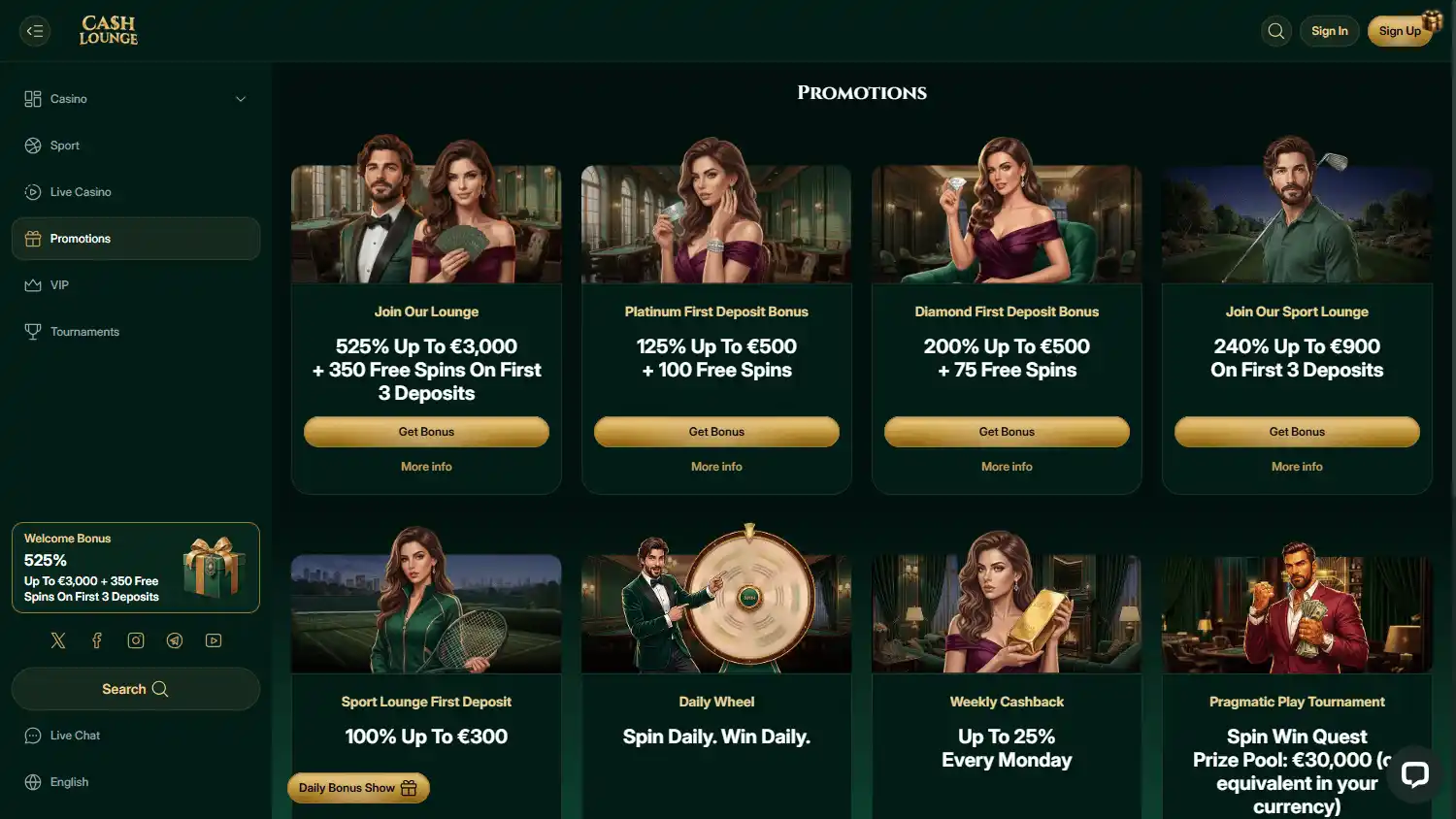 Cashlounge Casino screenshot 3