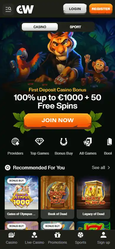 Cashwin Casino screenshot 4