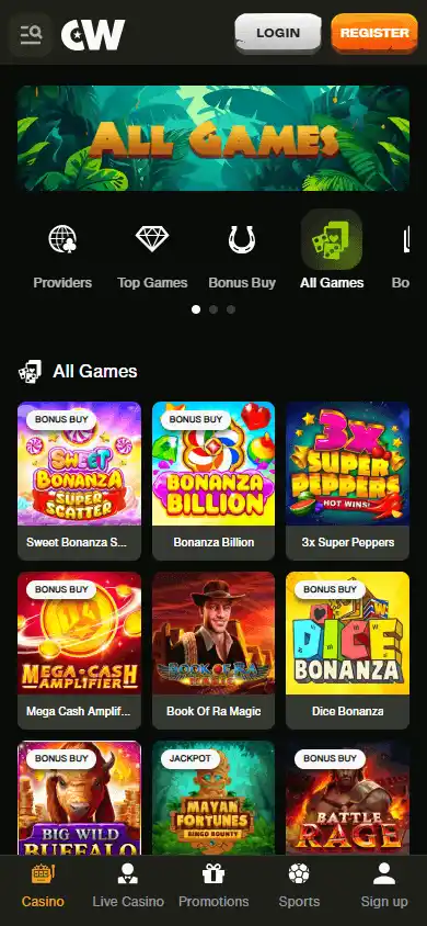 Cashwin Casino screenshot 5