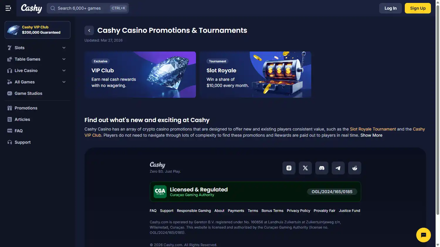 Cashy Casino screenshot 3