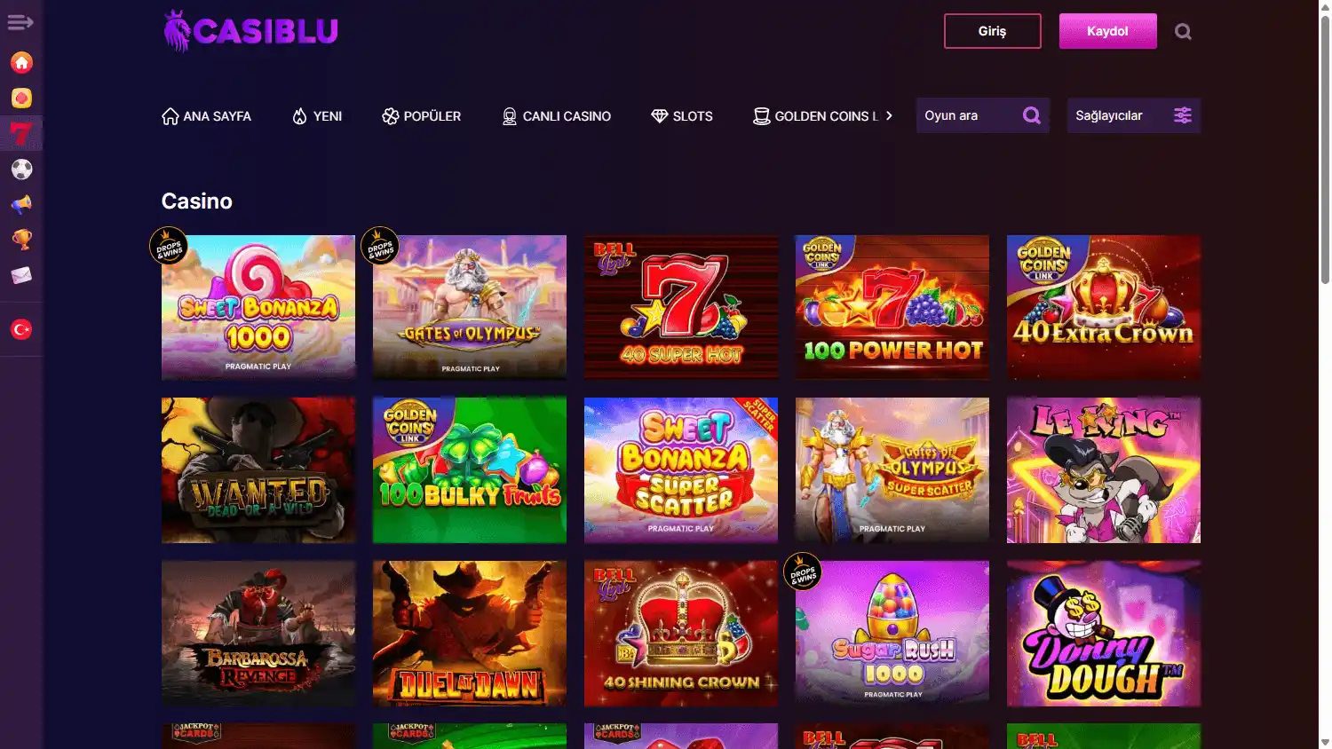 Casiblu Casino screenshot 2