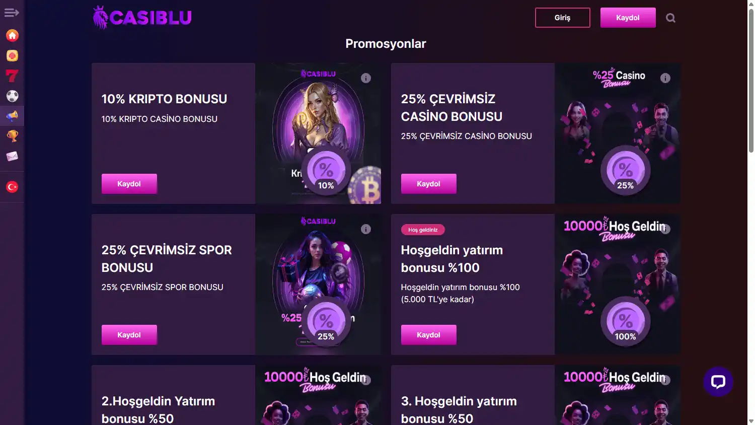 Casiblu Casino screenshot 3