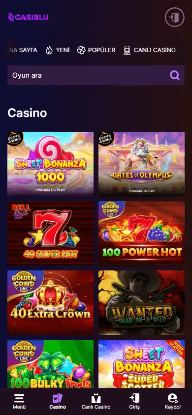 Casiblu Casino screenshot 5