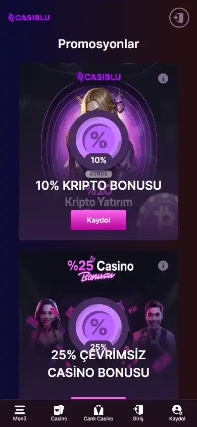 Casiblu Casino screenshot 6